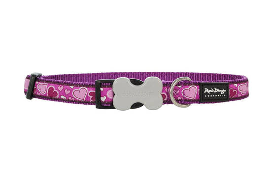 Picture of Red Dingo Cat Collar - Breezy Love Purple - 20-32cm